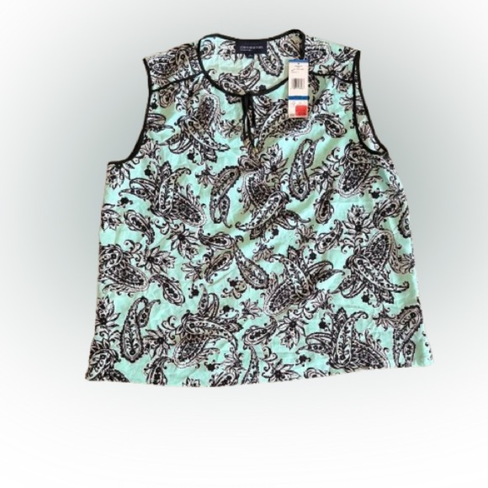 Jones New York sleeveless blouse Size XL